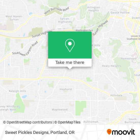 Mapa de Sweet Pickles Designs