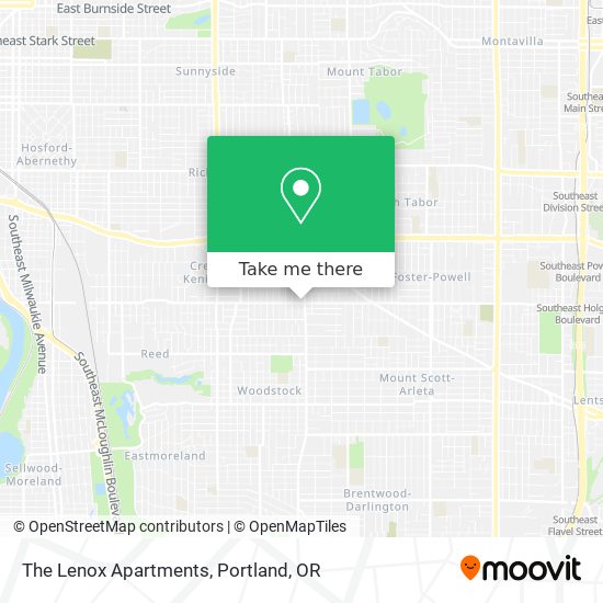 Mapa de The Lenox Apartments