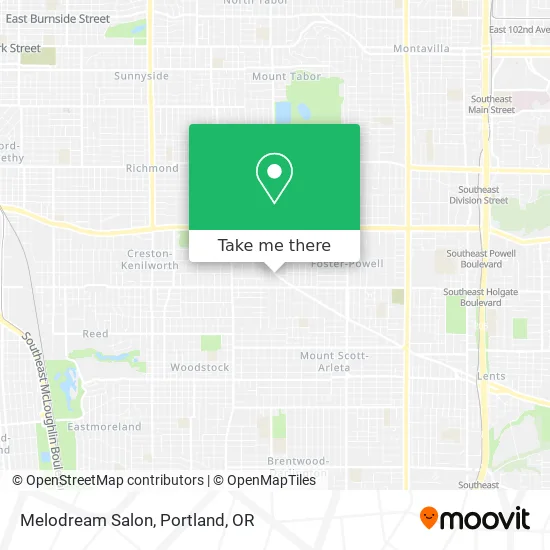 Mapa de Melodream Salon