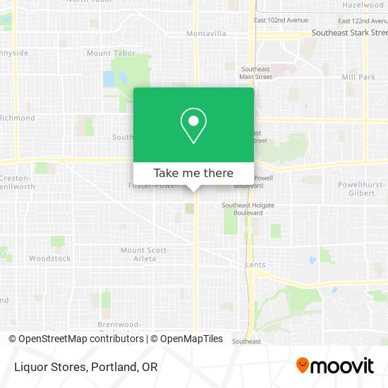 Liquor Stores map