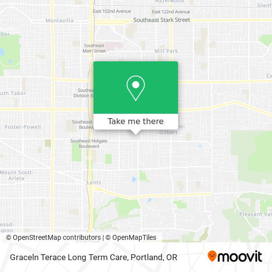 Graceln Terace Long Term Care map