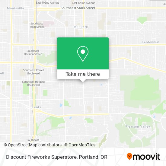 Mapa de Discount Fireworks Superstore