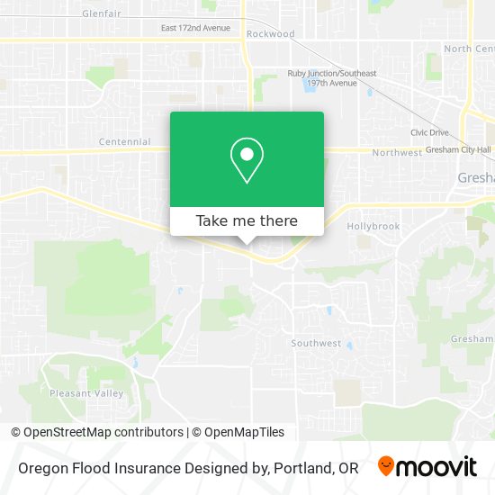 Mapa de Oregon Flood Insurance Designed by