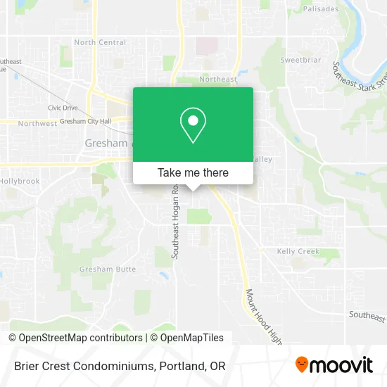Brier Crest Condominiums map
