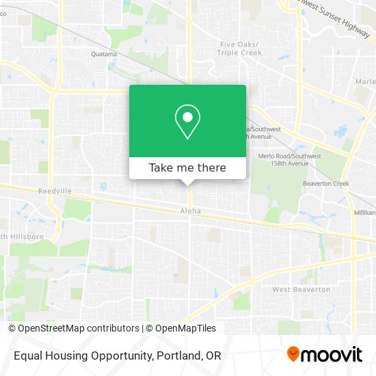 Equal Housing Opportunity map