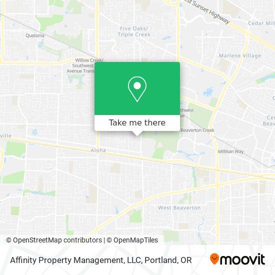 Mapa de Affinity Property Management, LLC