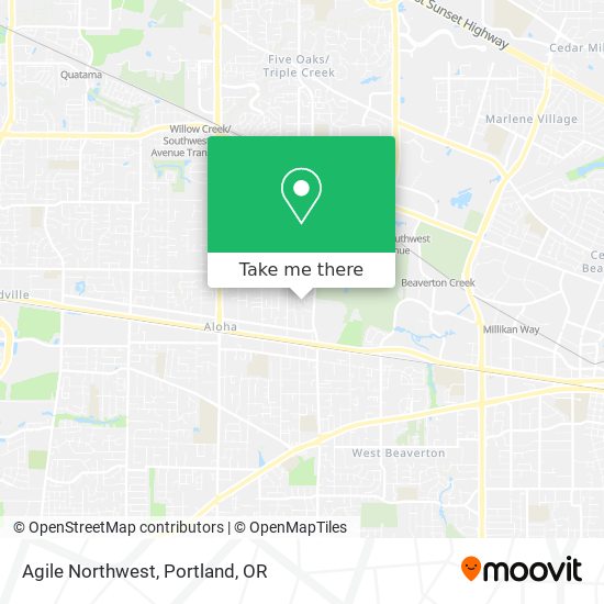 Mapa de Agile Northwest