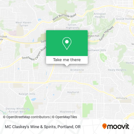 MC Claskey's Wine & Spirits map