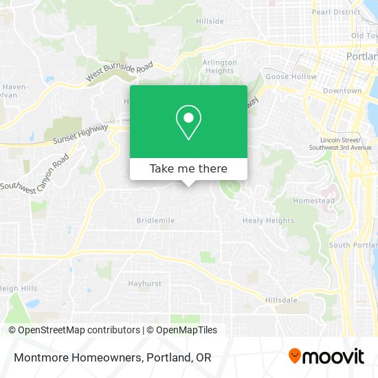 Mapa de Montmore Homeowners