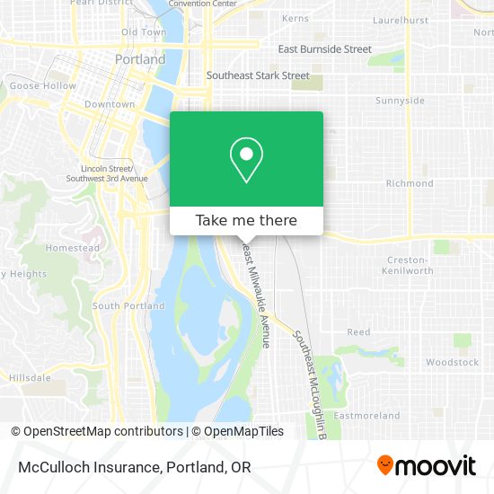 McCulloch Insurance map