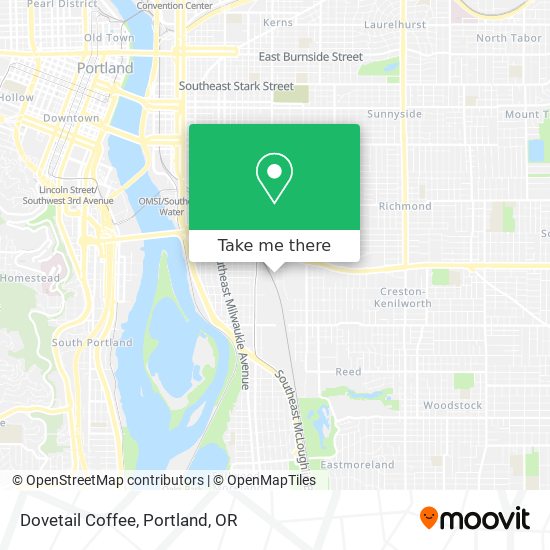 Dovetail Coffee map