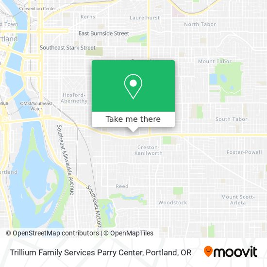 Trillium Family Services Parry Center map