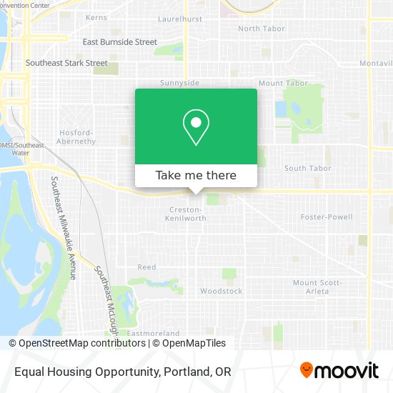 Mapa de Equal Housing Opportunity