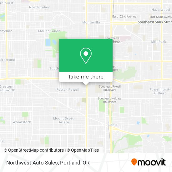 Northwest Auto Sales map