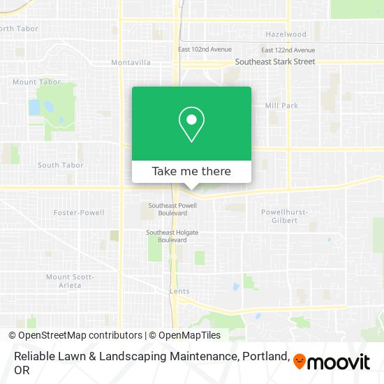 Reliable Lawn & Landscaping Maintenance map