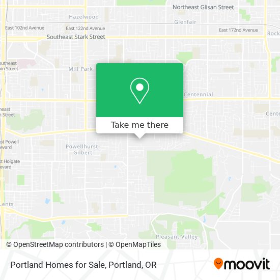 Mapa de Portland Homes for Sale