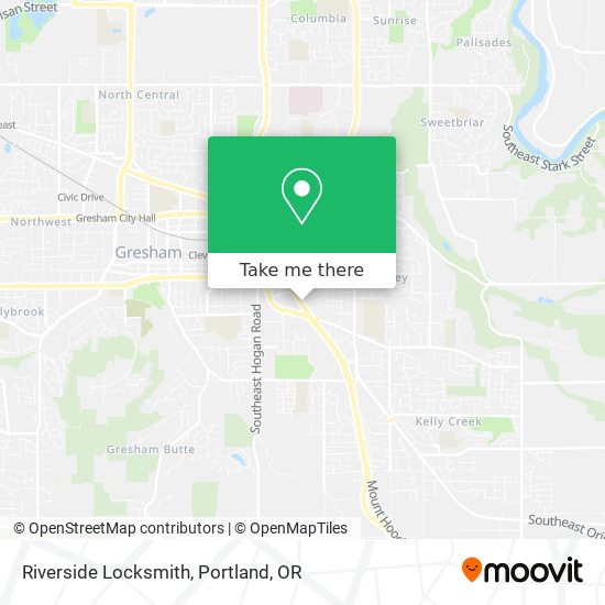 Riverside Locksmith map