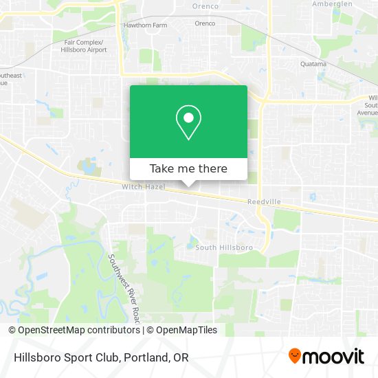 Hillsboro Sport Club map