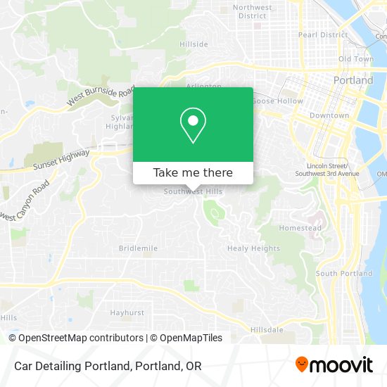 Mapa de Car Detailing Portland