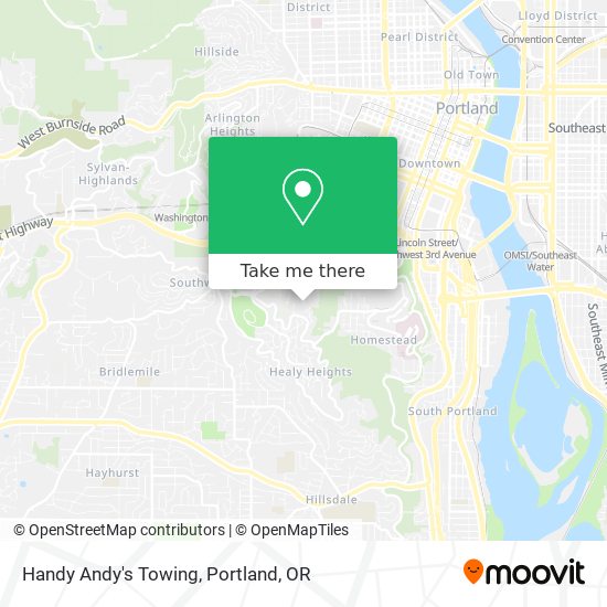 Mapa de Handy Andy's Towing
