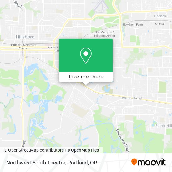Northwest Youth Theatre map