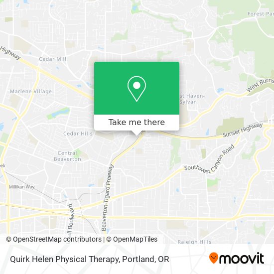 Quirk Helen Physical Therapy map