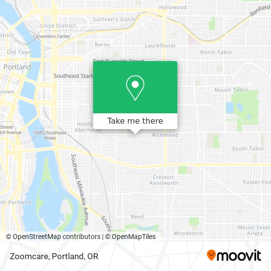 Zoomcare map