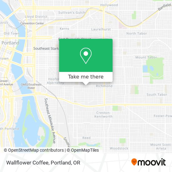 Wallflower Coffee map