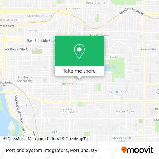 Mapa de Portland System Integrators