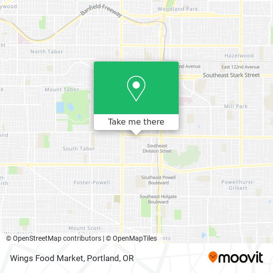 Mapa de Wings Food Market