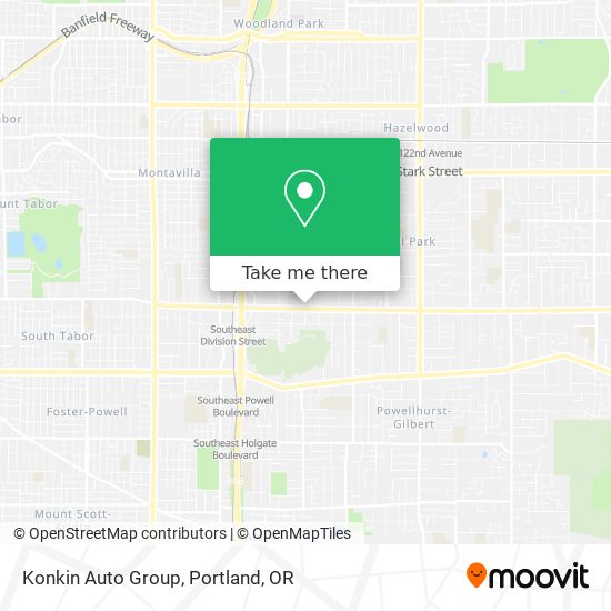 Konkin Auto Group map