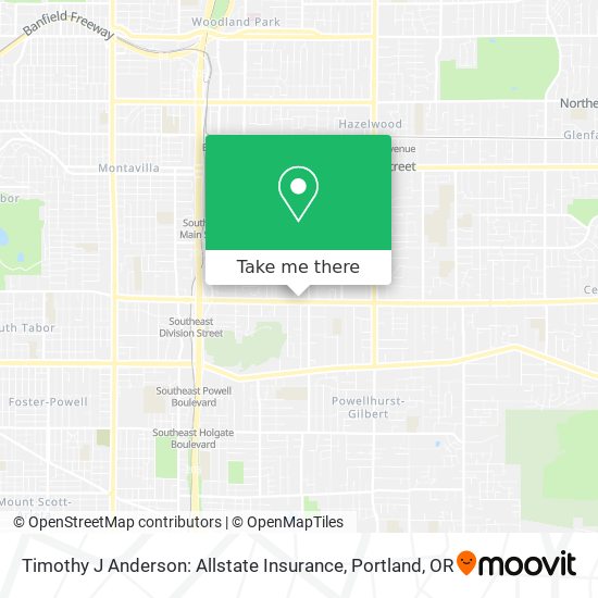 Mapa de Timothy J Anderson: Allstate Insurance