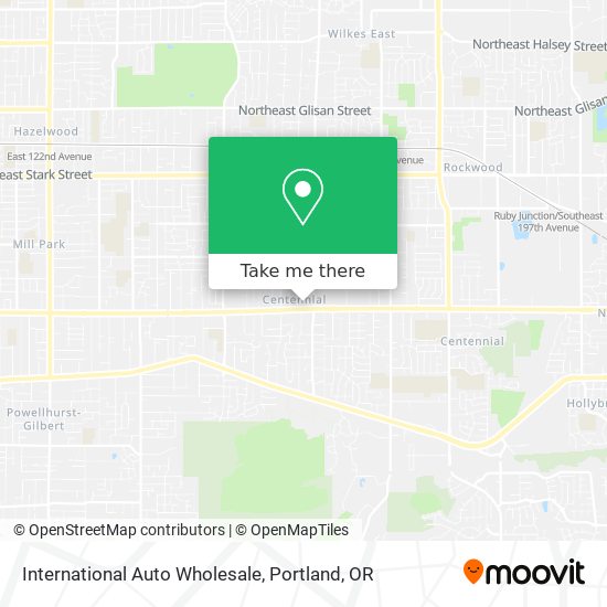 International Auto Wholesale map