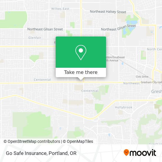 Mapa de Go Safe Insurance