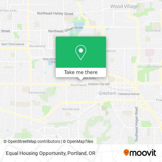 Mapa de Equal Housing Opportunity