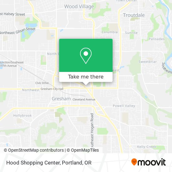 Mapa de Hood Shopping Center