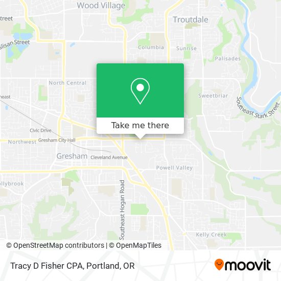 Tracy D Fisher CPA map