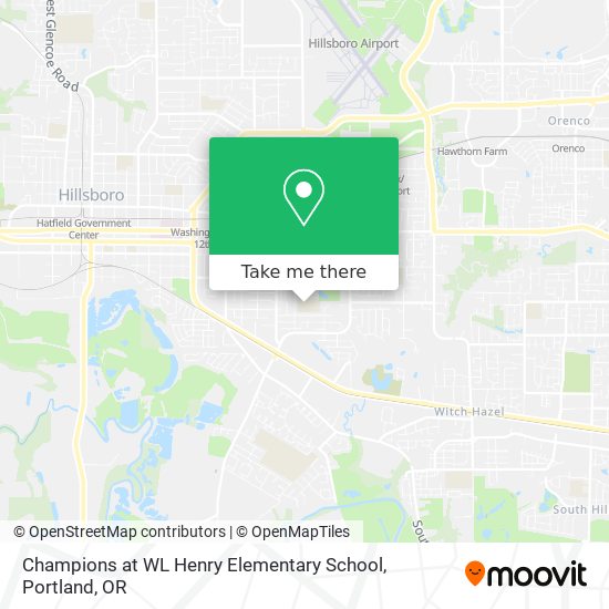 Mapa de Champions at WL Henry Elementary School