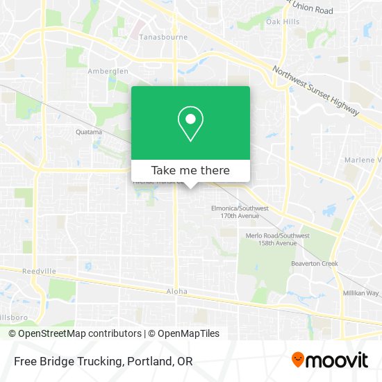 Free Bridge Trucking map