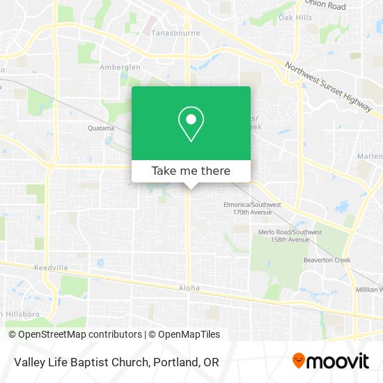 Valley Life Baptist Church map