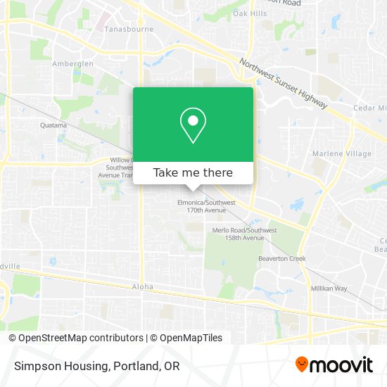 Mapa de Simpson Housing
