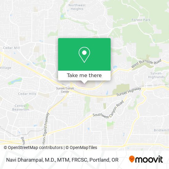 Mapa de Navi Dharampal, M.D., MTM, FRCSC