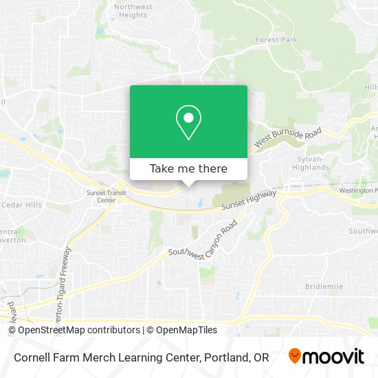 Cornell Farm Merch Learning Center map