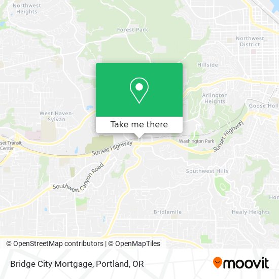 Bridge City Mortgage map