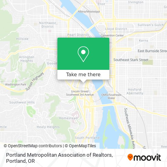 Portland Metropolitan Association of Realtors map