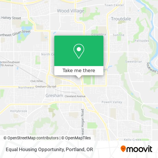 Mapa de Equal Housing Opportunity