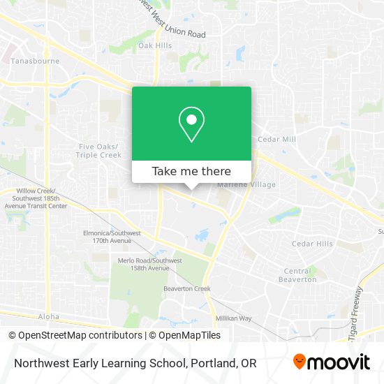 Mapa de Northwest Early Learning School