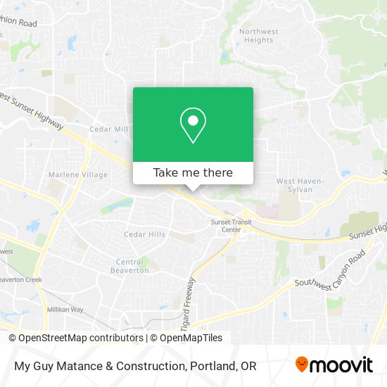 Mapa de My Guy Matance & Construction