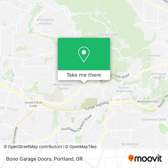 Mapa de Bono Garage Doors