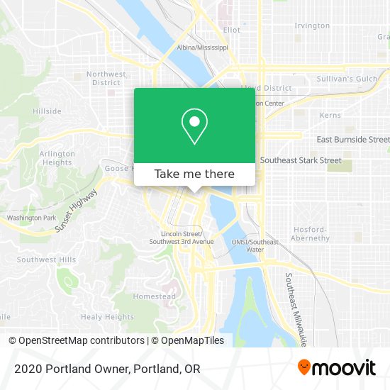 2020 Portland Owner map